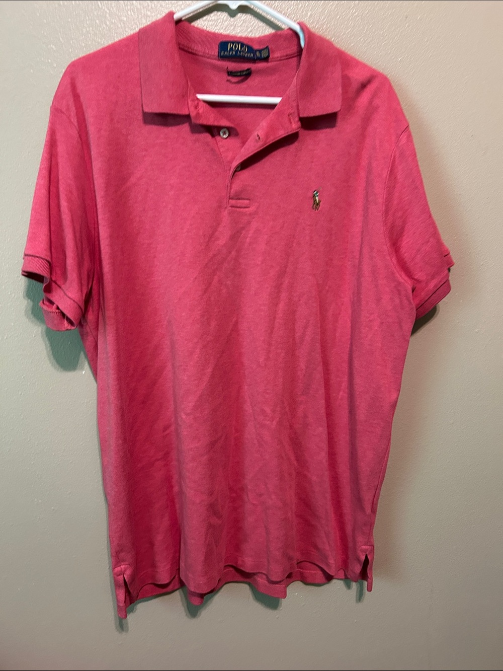 Polo by Ralph Lauren Hot Pink Short-Sleeve Polo